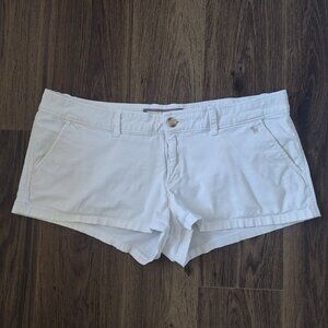 💙 Vintage Abercrombie & Fitch Ultra Short Low Rise Shorts Size 12 Y2K 2000s Pre